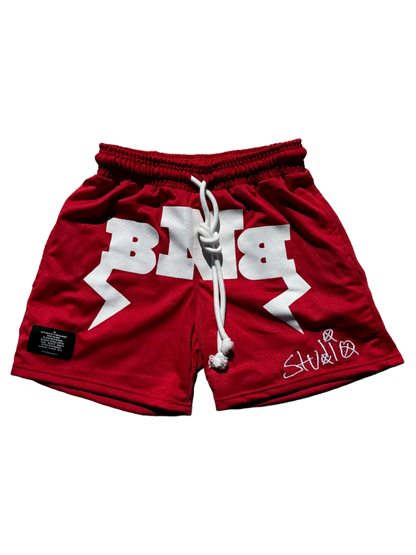 Red Studio Shorts